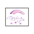 Picture of Loving Rainbow _GroupedProduct_Rectangle_Landscape_Mini_ _GroupedProduct_Rectangle_Landscape_Canvas_Framed_