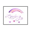Picture of Loving Rainbow _GroupedProduct_Rectangle_Landscape_Mini_ _GroupedProduct_Rectangle_Landscape_Canvas_Framed_