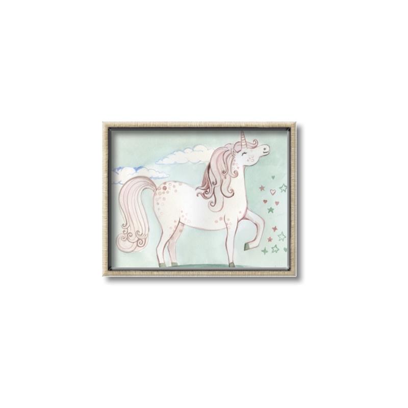 Picture of Fairytale Unicorn I _GroupedProduct_Rectangle_Landscape_Mini_ _GroupedProduct_Rectangle_Landscape_Canvas_Framed_