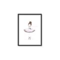 Picture of Ballet Dance I _GroupedProduct_Rectangle_Portrait_Mini_ _GroupedProduct_Rectangle_Portrait_Canvas_Framed_