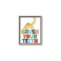 Picture of Brush Your Teeth _GroupedProduct_Rectangle_Portrait_Mini_ _GroupedProduct_Rectangle_Portrait_Canvas_Framed_