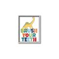 Picture of Brush Your Teeth _GroupedProduct_Rectangle_Portrait_Mini_ _GroupedProduct_Rectangle_Portrait_Canvas_Framed_