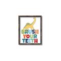 Picture of Brush Your Teeth _GroupedProduct_Rectangle_Portrait_Mini_ _GroupedProduct_Rectangle_Portrait_Canvas_Framed_