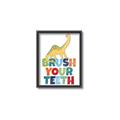 Picture of Brush Your Teeth _GroupedProduct_Rectangle_Portrait_Mini_ _GroupedProduct_Rectangle_Portrait_Canvas_Framed_