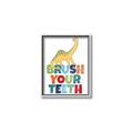Picture of Brush Your Teeth _GroupedProduct_Rectangle_Portrait_Mini_ _GroupedProduct_Rectangle_Portrait_Canvas_Framed_