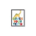 Picture of Brush Your Teeth _GroupedProduct_Rectangle_Portrait_Mini_ _GroupedProduct_Rectangle_Portrait_Canvas_Framed_