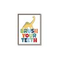 Picture of Brush Your Teeth _GroupedProduct_Rectangle_Portrait_Mini_ _GroupedProduct_Rectangle_Portrait_Canvas_Framed_