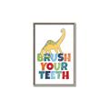 Picture of Brush Your Teeth _GroupedProduct_Rectangle_Portrait_Mini_ _GroupedProduct_Rectangle_Portrait_Canvas_Framed_