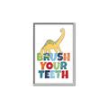 Picture of Brush Your Teeth _GroupedProduct_Rectangle_Portrait_Mini_ _GroupedProduct_Rectangle_Portrait_Canvas_Framed_