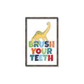 Picture of Brush Your Teeth _GroupedProduct_Rectangle_Portrait_Mini_ _GroupedProduct_Rectangle_Portrait_Canvas_Framed_