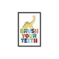 Picture of Brush Your Teeth _GroupedProduct_Rectangle_Portrait_Mini_ _GroupedProduct_Rectangle_Portrait_Canvas_Framed_