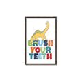 Picture of Brush Your Teeth _GroupedProduct_Rectangle_Portrait_Mini_ _GroupedProduct_Rectangle_Portrait_Canvas_Framed_