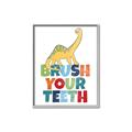 Picture of Brush Your Teeth _GroupedProduct_Rectangle_Portrait_Mini_ _GroupedProduct_Rectangle_Portrait_Canvas_Framed_