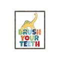 Picture of Brush Your Teeth _GroupedProduct_Rectangle_Portrait_Mini_ _GroupedProduct_Rectangle_Portrait_Canvas_Framed_
