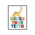 Picture of Brush Your Teeth _GroupedProduct_Rectangle_Portrait_Mini_ _GroupedProduct_Rectangle_Portrait_Canvas_Framed_