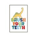 Picture of Brush Your Teeth _GroupedProduct_Rectangle_Portrait_Mini_ _GroupedProduct_Rectangle_Portrait_Canvas_Framed_