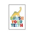Picture of Brush Your Teeth _GroupedProduct_Rectangle_Portrait_Mini_ _GroupedProduct_Rectangle_Portrait_Canvas_Framed_