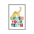 Picture of Brush Your Teeth _GroupedProduct_Rectangle_Portrait_Mini_ _GroupedProduct_Rectangle_Portrait_Canvas_Framed_