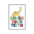 Picture of Brush Your Teeth _GroupedProduct_Rectangle_Portrait_Mini_ _GroupedProduct_Rectangle_Portrait_Canvas_Framed_