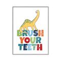 Picture of Brush Your Teeth _GroupedProduct_Rectangle_Portrait_Mini_ _GroupedProduct_Rectangle_Portrait_Canvas_Framed_