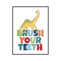 Picture of Brush Your Teeth _GroupedProduct_Rectangle_Portrait_Mini_ _GroupedProduct_Rectangle_Portrait_Canvas_Framed_