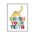 Picture of Brush Your Teeth _GroupedProduct_Rectangle_Portrait_Mini_ _GroupedProduct_Rectangle_Portrait_Canvas_Framed_