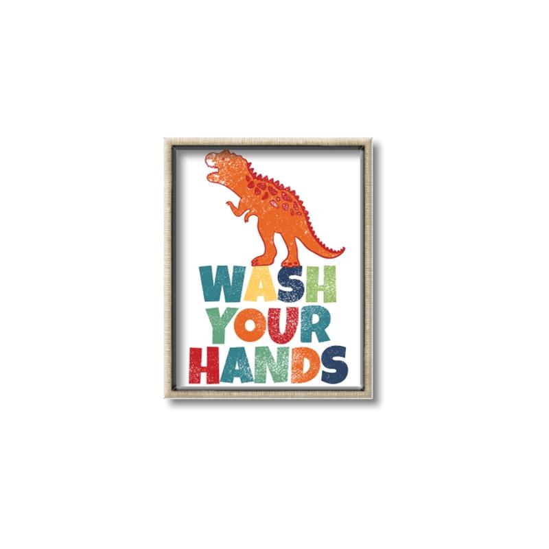 Picture of Wash Your Hands _GroupedProduct_Rectangle_Portrait_Mini_ _GroupedProduct_Rectangle_Portrait_Canvas_Framed_