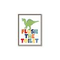 Picture of Flush The Toilet _GroupedProduct_Rectangle_Portrait_Mini_ _GroupedProduct_Rectangle_Portrait_Canvas_Framed_