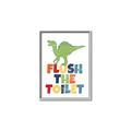 Picture of Flush The Toilet _GroupedProduct_Rectangle_Portrait_Mini_ _GroupedProduct_Rectangle_Portrait_Canvas_Framed_