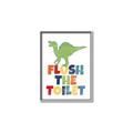 Picture of Flush The Toilet _GroupedProduct_Rectangle_Portrait_Mini_ _GroupedProduct_Rectangle_Portrait_Canvas_Framed_