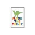 Picture of Flush The Toilet _GroupedProduct_Rectangle_Portrait_Mini_ _GroupedProduct_Rectangle_Portrait_Canvas_Framed_