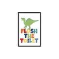 Picture of Flush The Toilet _GroupedProduct_Rectangle_Portrait_Mini_ _GroupedProduct_Rectangle_Portrait_Canvas_Framed_