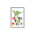 Picture of Flush The Toilet _GroupedProduct_Rectangle_Portrait_Mini_ _GroupedProduct_Rectangle_Portrait_Canvas_Framed_