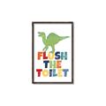 Picture of Flush The Toilet _GroupedProduct_Rectangle_Portrait_Mini_ _GroupedProduct_Rectangle_Portrait_Canvas_Framed_