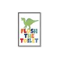 Picture of Flush The Toilet _GroupedProduct_Rectangle_Portrait_Mini_ _GroupedProduct_Rectangle_Portrait_Canvas_Framed_