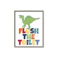 Picture of Flush The Toilet _GroupedProduct_Rectangle_Portrait_Mini_ _GroupedProduct_Rectangle_Portrait_Canvas_Framed_