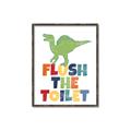 Picture of Flush The Toilet _GroupedProduct_Rectangle_Portrait_Mini_ _GroupedProduct_Rectangle_Portrait_Canvas_Framed_