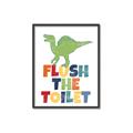 Picture of Flush The Toilet _GroupedProduct_Rectangle_Portrait_Mini_ _GroupedProduct_Rectangle_Portrait_Canvas_Framed_