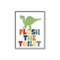 Picture of Flush The Toilet _GroupedProduct_Rectangle_Portrait_Mini_ _GroupedProduct_Rectangle_Portrait_Canvas_Framed_