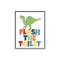 Picture of Flush The Toilet _GroupedProduct_Rectangle_Portrait_Mini_ _GroupedProduct_Rectangle_Portrait_Canvas_Framed_