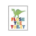 Picture of Flush The Toilet _GroupedProduct_Rectangle_Portrait_Mini_ _GroupedProduct_Rectangle_Portrait_Canvas_Framed_