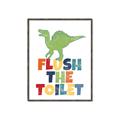 Picture of Flush The Toilet _GroupedProduct_Rectangle_Portrait_Mini_ _GroupedProduct_Rectangle_Portrait_Canvas_Framed_