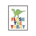Picture of Flush The Toilet _GroupedProduct_Rectangle_Portrait_Mini_ _GroupedProduct_Rectangle_Portrait_Canvas_Framed_