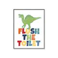 Picture of Flush The Toilet _GroupedProduct_Rectangle_Portrait_Mini_ _GroupedProduct_Rectangle_Portrait_Canvas_Framed_