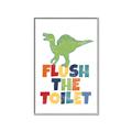 Picture of Flush The Toilet _GroupedProduct_Rectangle_Portrait_Mini_ _GroupedProduct_Rectangle_Portrait_Canvas_Framed_