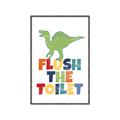 Picture of Flush The Toilet _GroupedProduct_Rectangle_Portrait_Mini_ _GroupedProduct_Rectangle_Portrait_Canvas_Framed_