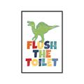 Picture of Flush The Toilet _GroupedProduct_Rectangle_Portrait_Mini_ _GroupedProduct_Rectangle_Portrait_Canvas_Framed_