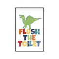 Picture of Flush The Toilet _GroupedProduct_Rectangle_Portrait_Mini_ _GroupedProduct_Rectangle_Portrait_Canvas_Framed_