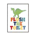 Picture of Flush The Toilet _GroupedProduct_Rectangle_Portrait_Mini_ _GroupedProduct_Rectangle_Portrait_Canvas_Framed_