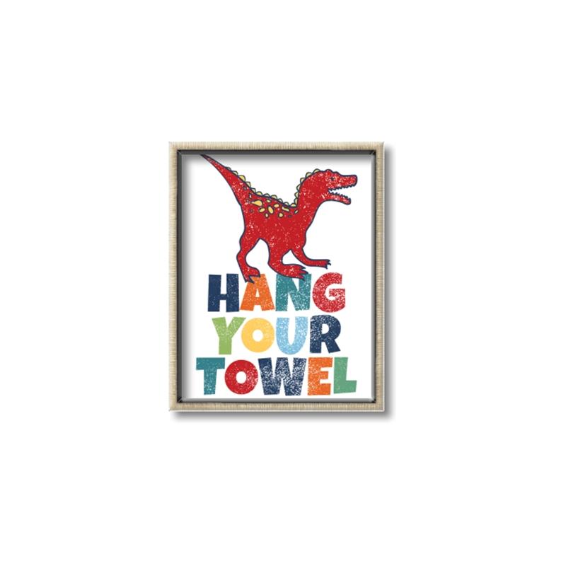 Picture of Hang Your Towel _GroupedProduct_Rectangle_Portrait_Mini_ _GroupedProduct_Rectangle_Portrait_Canvas_Framed_